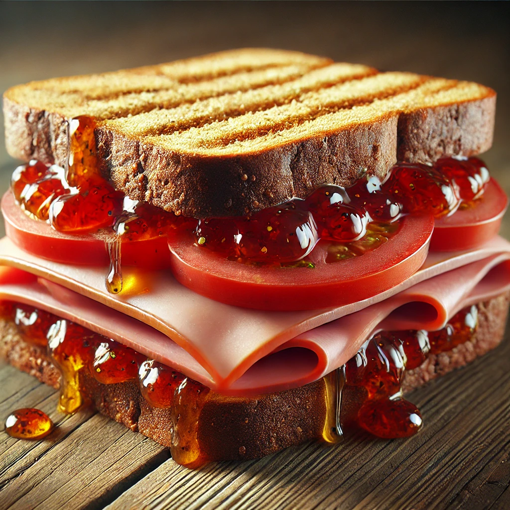 A sandwich, generated by AI